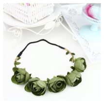 Wianek, opaska do włosów z kwiatów, delikatny wianuszek BOHO W41ZIE