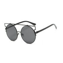 OKULARY LUSTRZANE OVER&OVER – CZARNE Z CZARNYMI OPRAWKAMI OK83WZ2