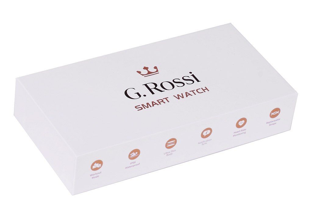 Damski SMARTWATCH G. Rossi SW015-3 Srebrny - obrazek 3