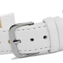 Pasek do zegarka CLASSIC – skóra 18 mm 4999-18XXL-3S Biały