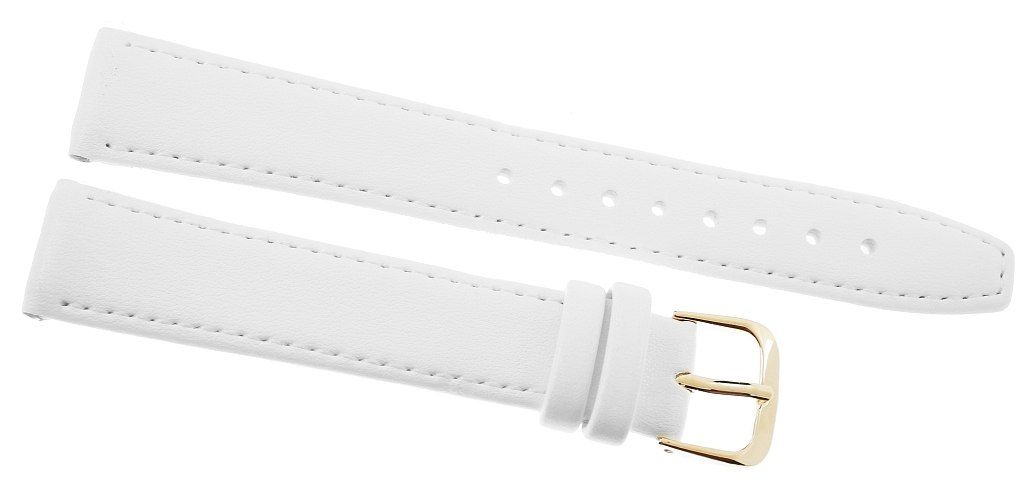 Pasek do zegarka CLASSIC - skóra 18 mm 4999-18XXL-3Z Biały - obrazek 3