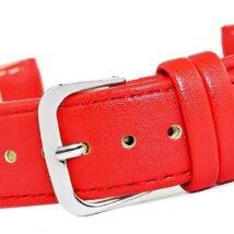 Pasek do zegarka CLASSIC – skóra 20 mm 4999-20XXL-4S Czerwony
