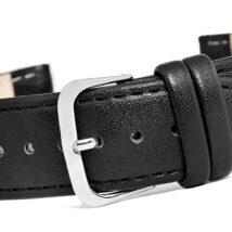 Pasek do zegarka CLASSIC – skóra 22 mm 4999-22XXL-1S Czarny