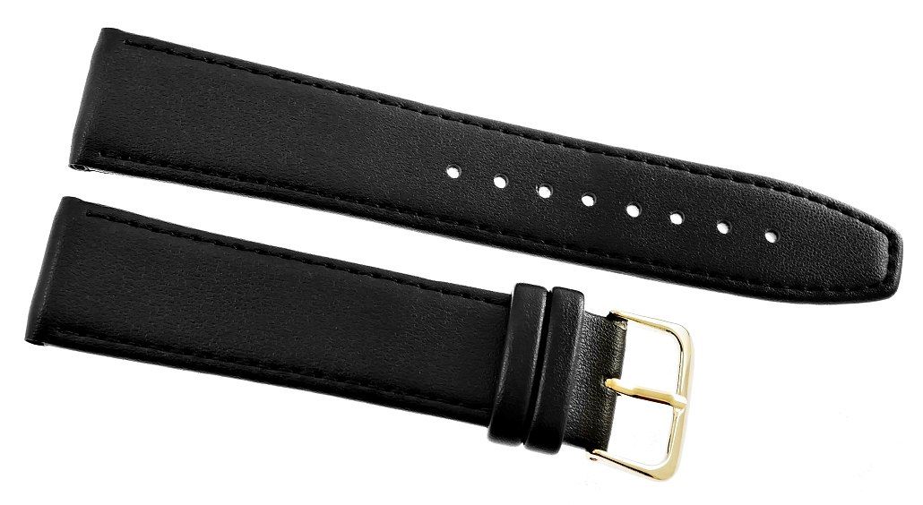 Pasek do zegarka CLASSIC - skóra 22 mm 4999-22XXL-1Z Czarny - obrazek 3