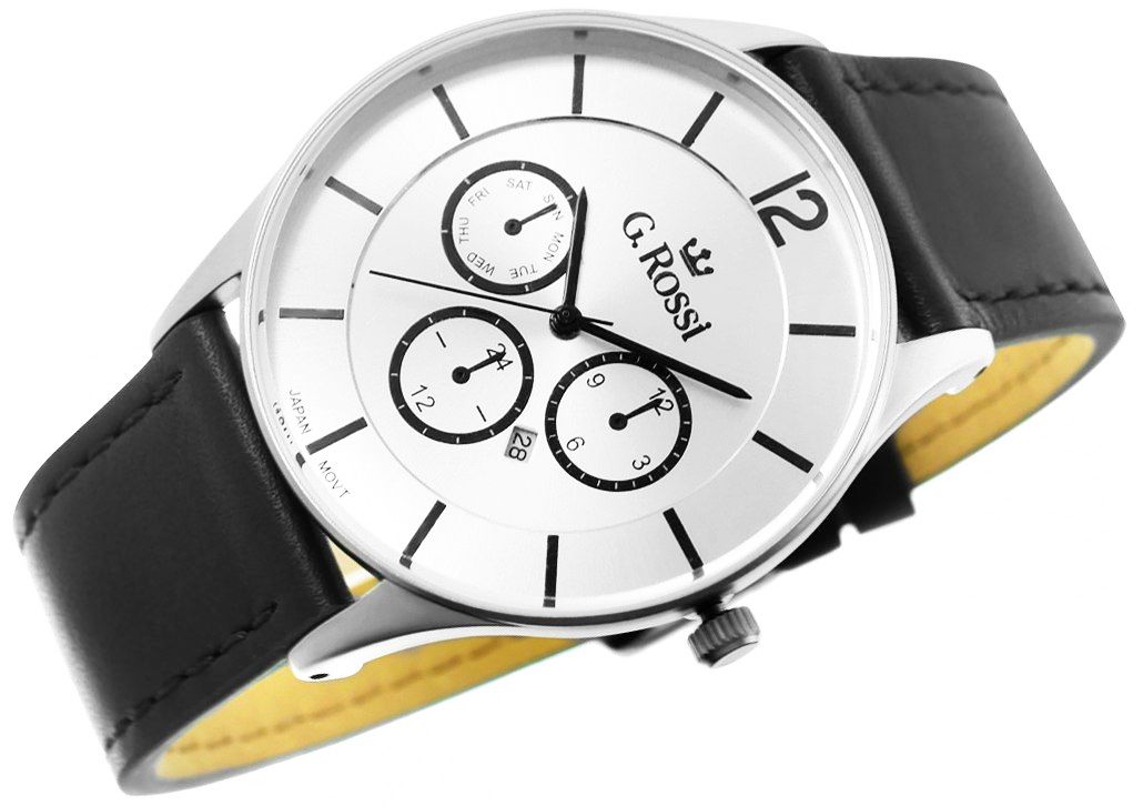 Zegarek Męski G.ROSSI 7028A-3A1 + BOX - obrazek 3
