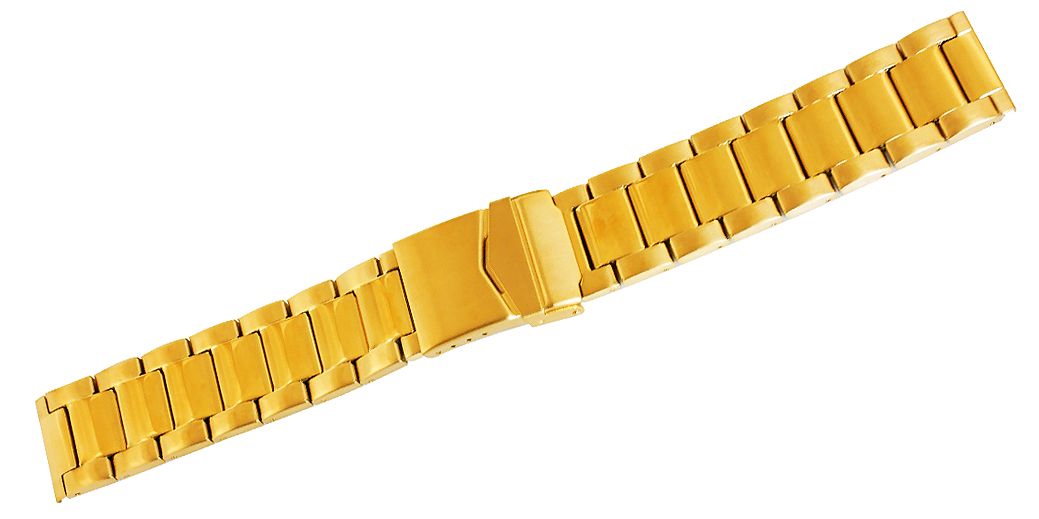 Bransoleta regulowana Złota PVD 22 mm 676G-22 - obrazek 3