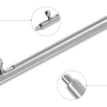 Teleskop stalowy do smartwatchy 22 mm TS22