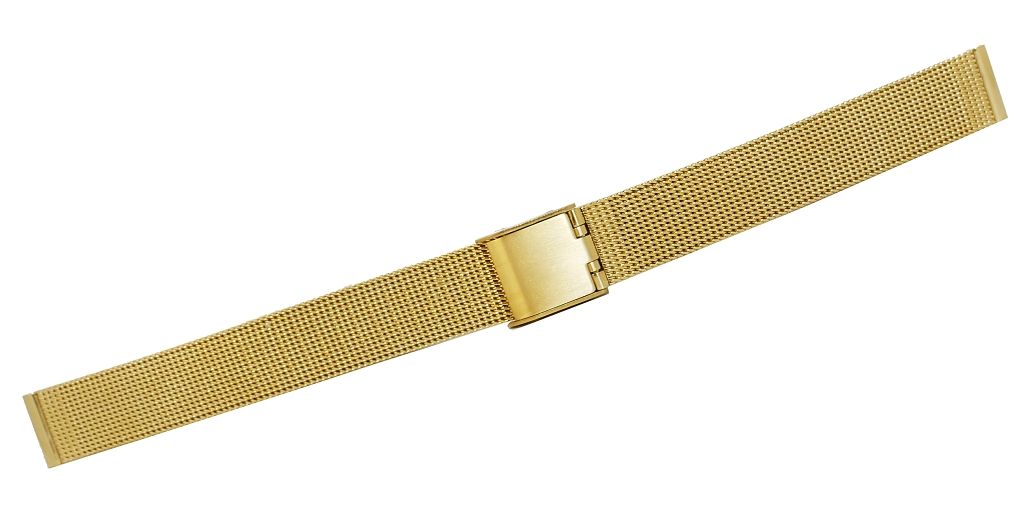 Bransoleta Siatka Złota 12 mm 301G12 - obrazek 3