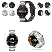 Smartwatch GIEWONT Vertex SmartCall GW450-4 Silver/Carbon Silikon