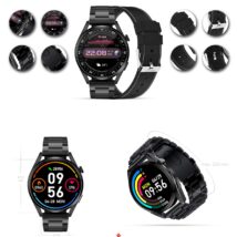 Smartwatch GIEWONT Vertex SmartCall GW450-2 Carbon/Carbon Leather