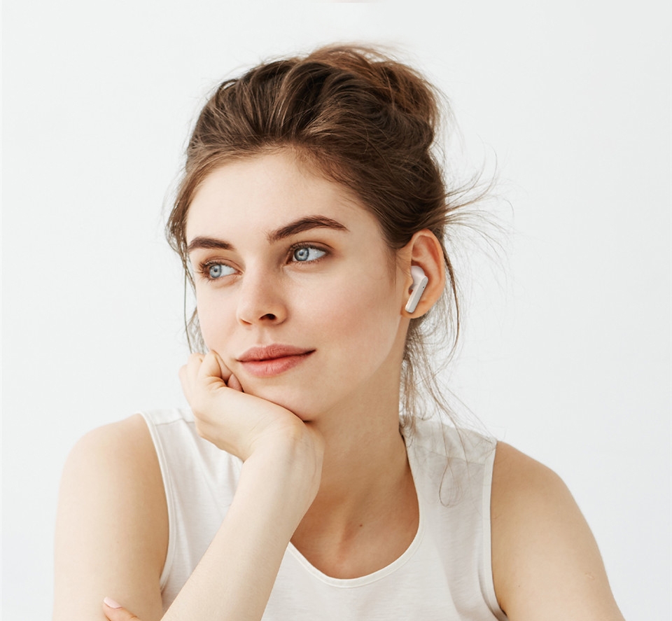 Słuchawki bezprzewodowe douszne LENOVO HT05 Białe - obrazek 3