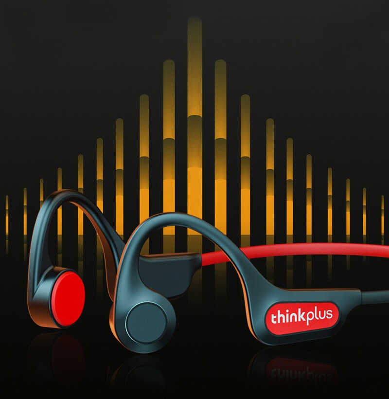 Słuchawki bezprzewodowe douszne LENOVOThinkplus Bone X3 PRO Czarne - obrazek 3