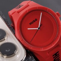 Zegarek Męski HUGO Lit For Him Red 1530346 + BOX