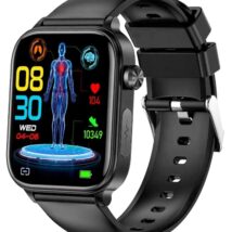 Smartwatch Męski Rubicon RNCF33 BLACK + Pasek Granatowy