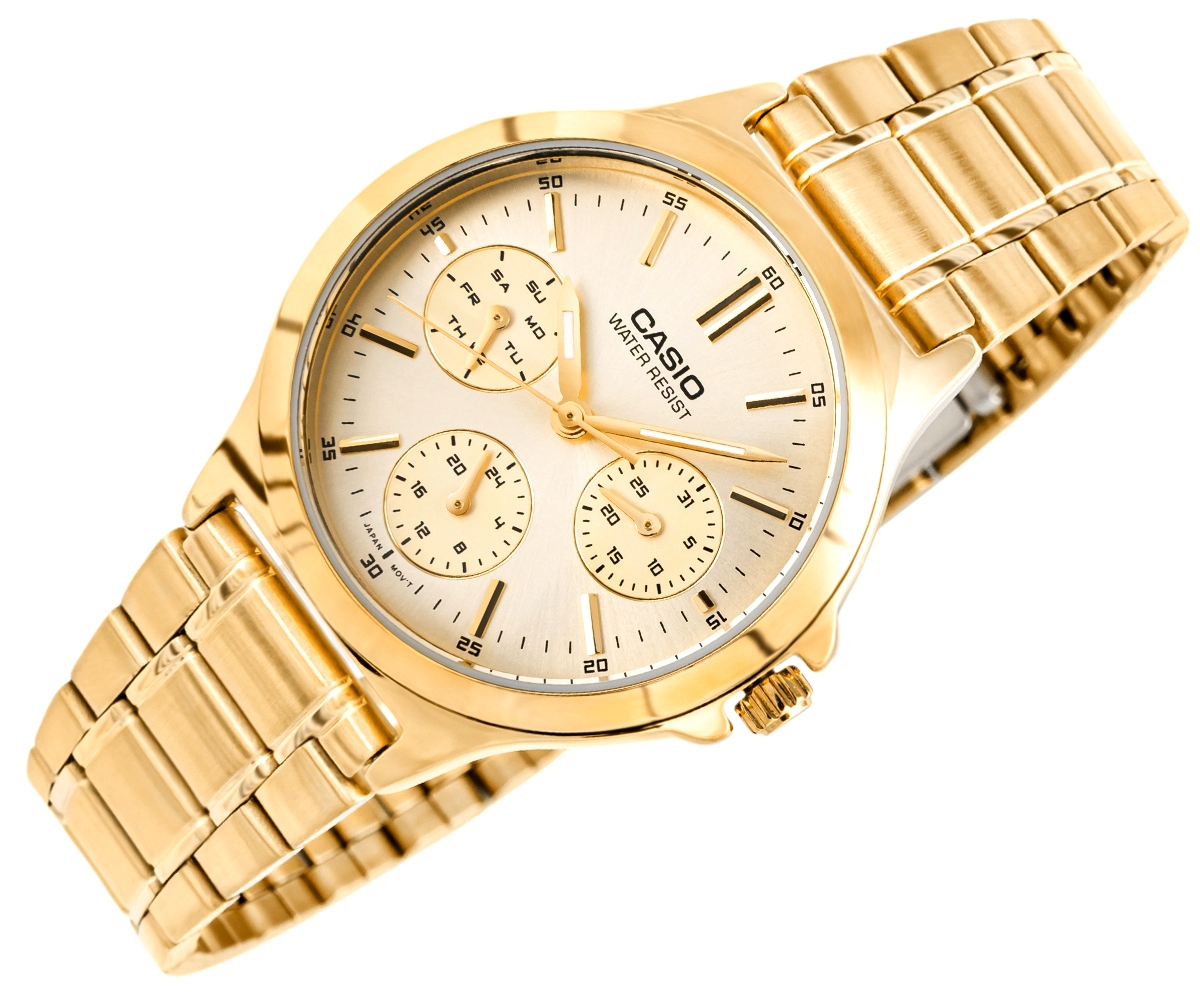 Zegarek Damski CASIO LTP-V300G-9AUDF + BOX - obrazek 3