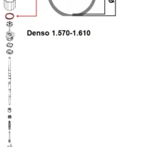Denso odkładka regulacyjna 1.570-1.610