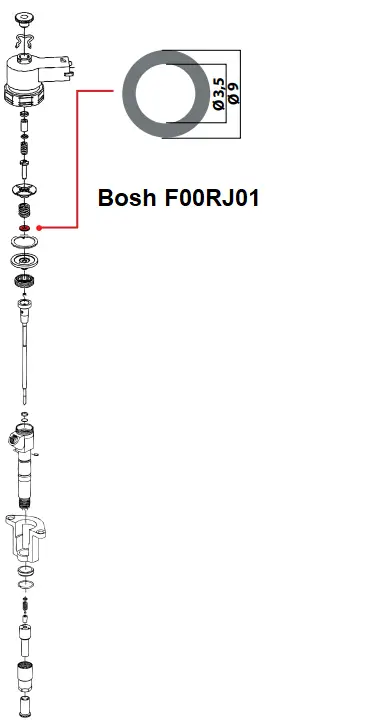 Bosh podkładka regulacyjna F00RJ01