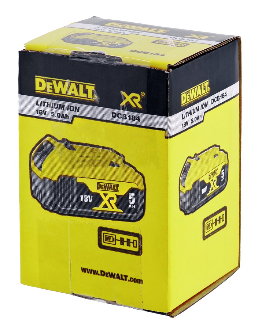 Akumulator DeWalt XR DCB184-XJ (Li-Ion) BOX ORYGINAL - obrazek 7