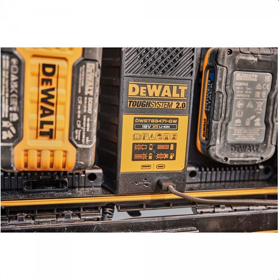 ŁADOWARKA TOUGHSYSTEM DWST83471 2X4A DEWALT - obrazek 4