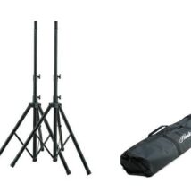 Zestaw 2 statywów aluminiowych do kolumny głośnikowej z pokrowcem