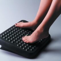 Fellowes Ergonomia podnóżek ergonomiczny biurowy pod stopy, czarny
