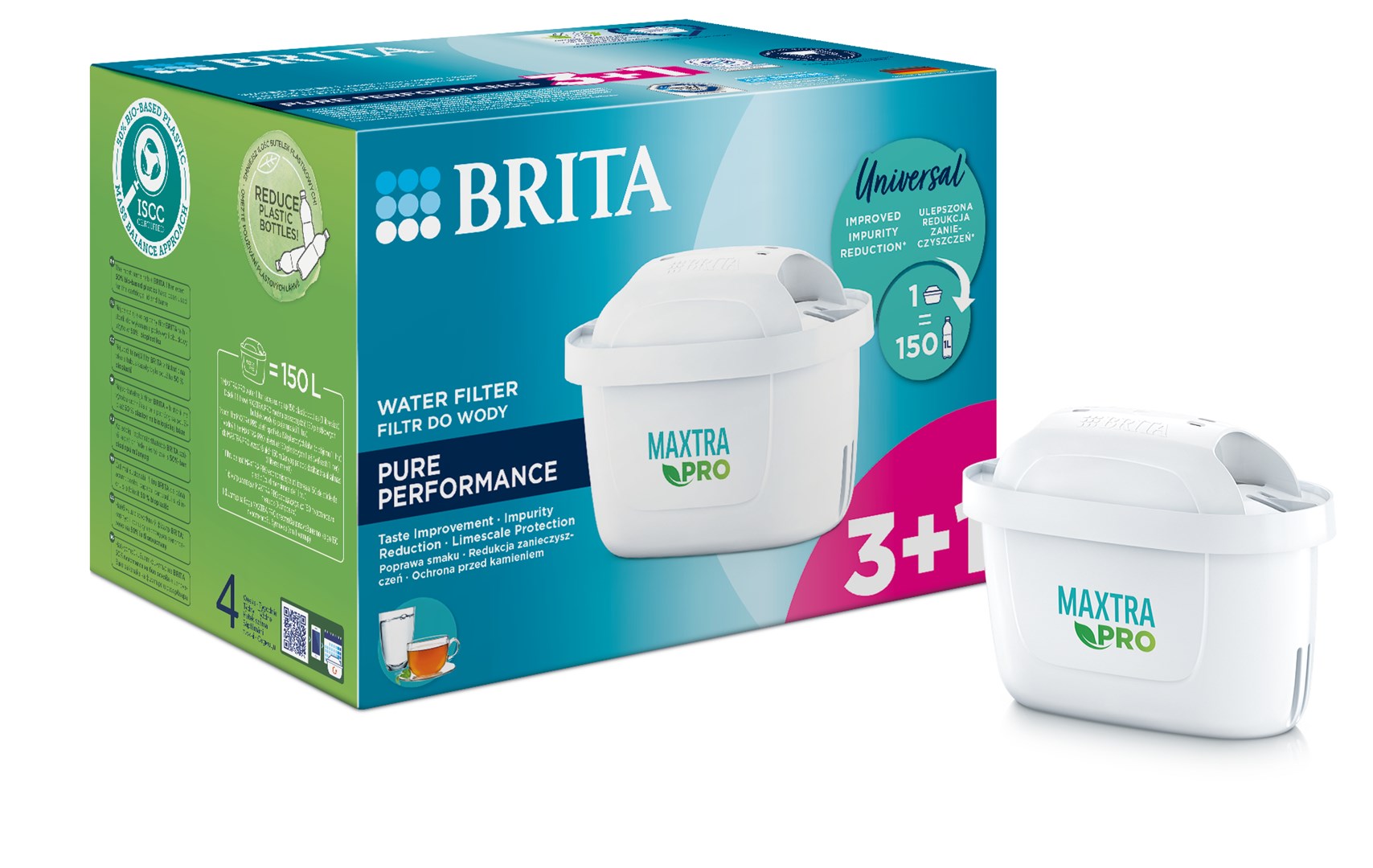 Filtr Brita MX+ Pro Pure Performance 3+1 (4 szt) - obrazek 7