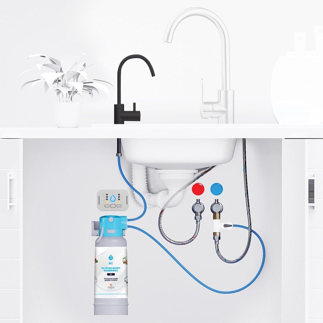 System filtrujący wodę kranową Dafi Flow Comfort D-1 z baterią ALTO (czarna) - obrazek 7