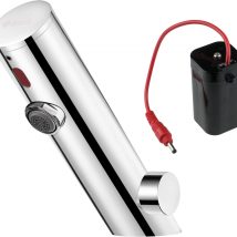 Bateria umywalkowa bezdotykowa z regulacją temperatury – 4xAA