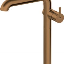 Bateria umywalkowa wysoka z prostokątną wylewką