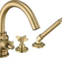 Bateria wannowa 4-otworowa z zestawem prysznicowym BQT_M14D 5908212076033