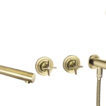 Bateria wannowa podtynkowa z zestawem prysznicowym