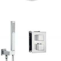 Zestaw prysznicowy podtynkowy z BOXem termostatycznym