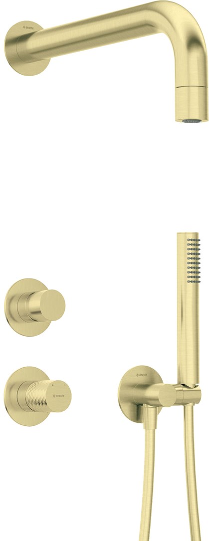 Zestaw prysznicowy podtynkowy z główką prysznicową