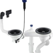 Syfon do zlewozmywaka granitowego 1.5- i 2-komorowego – Space-Saver ZXY N973 5907650876076