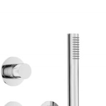 Zestaw prysznicowy podtynkowy z główką prysznicową