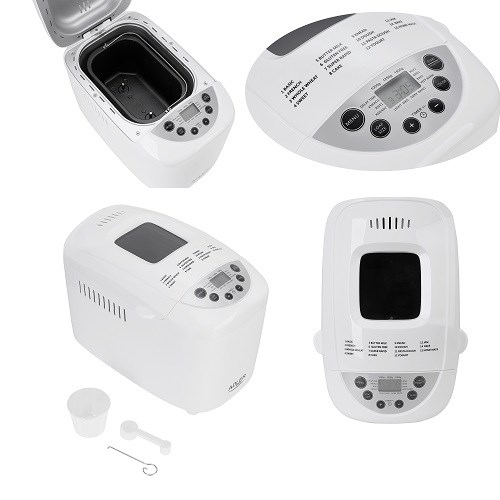 Automat do chleba Adler AD 6019 (1250 g; 1100W; 12 programów; kolor biały) - obrazek 7