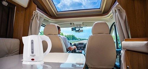 Czajnik elektryczny Adler AD 1272 (1600W 1l; kolor biały) - obrazek 6