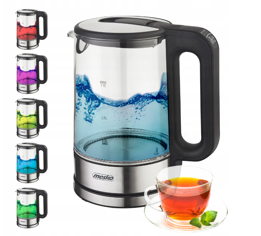 Czajnik elektryczny MESKO MS 1301b - obrazek 3