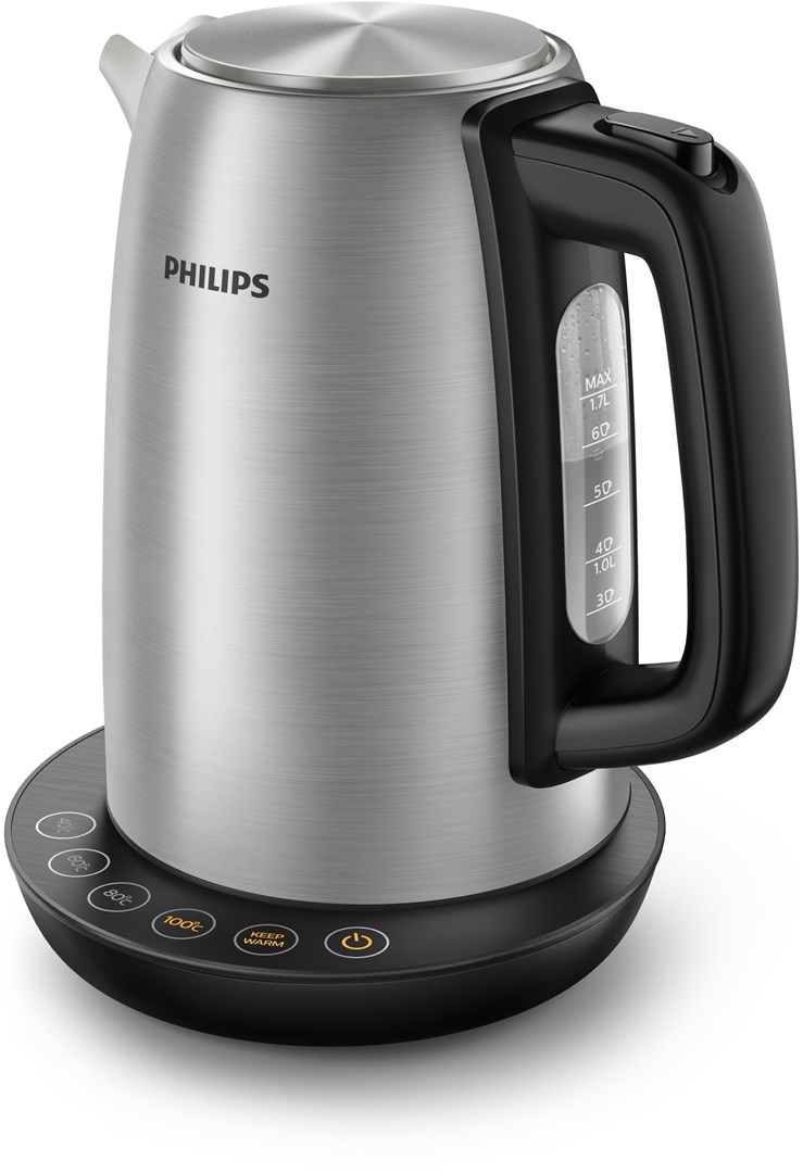 Philips Avance Collection HD9359/90 Metalowy czajnik — kontr. temp., utrzymywanie ciepła - obrazek 3