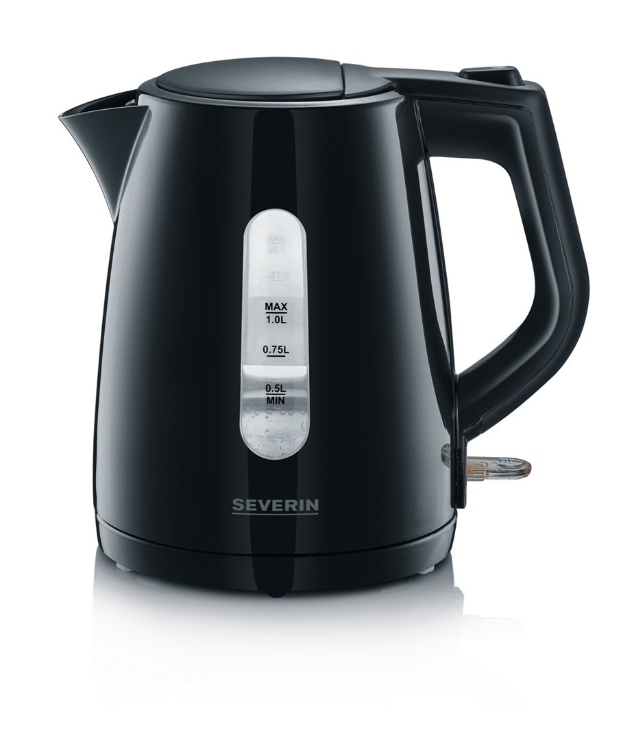 SEVERIN CZAJNIK ELEKTRYCZNY 1L, PLASTIK, ZAKRYTA GRZAŁKA, WSKAŹNIK POZIOMU WODY, ZAKRYTY ELEMENT GRZEJNY, MOC 2200W WK3410 - obrazek 9