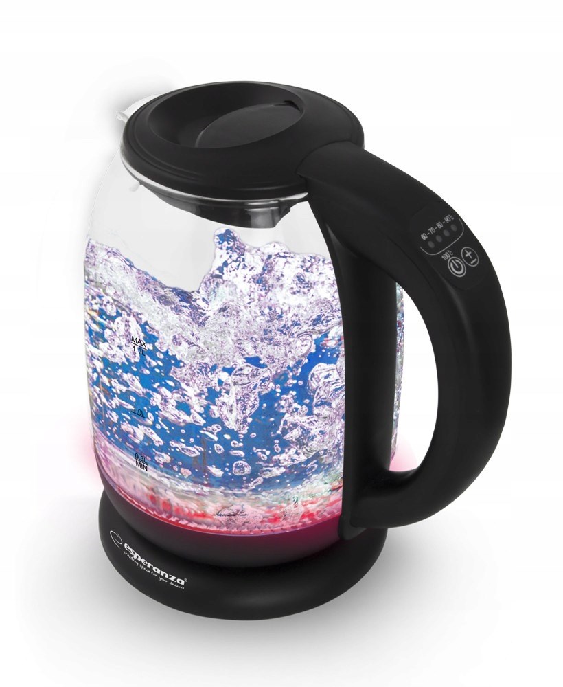 Czajnik elektryczny Esperanza LOIRE EKK027 (2200W 1.7l; kolor czarny) - obrazek 8