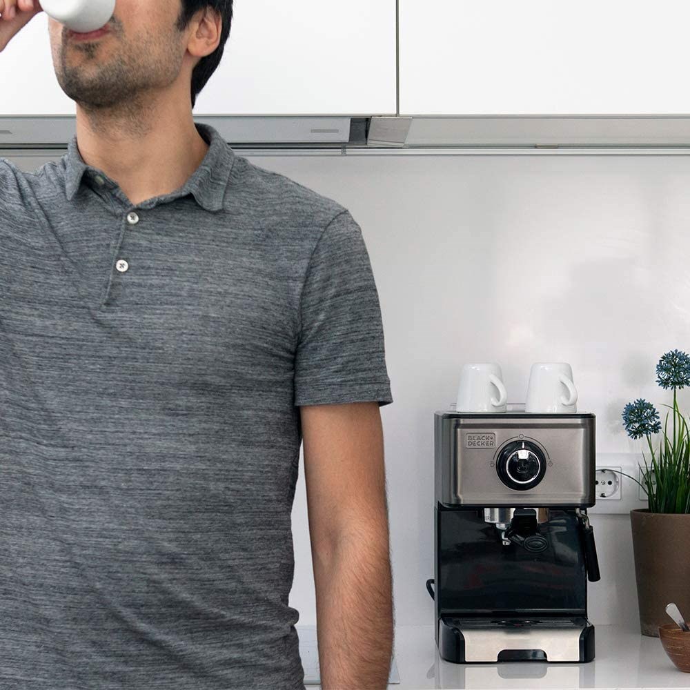 Ekspres ciśnieniowy kolbowy Black+Decker BXCO1200E (1200W) - obrazek 3