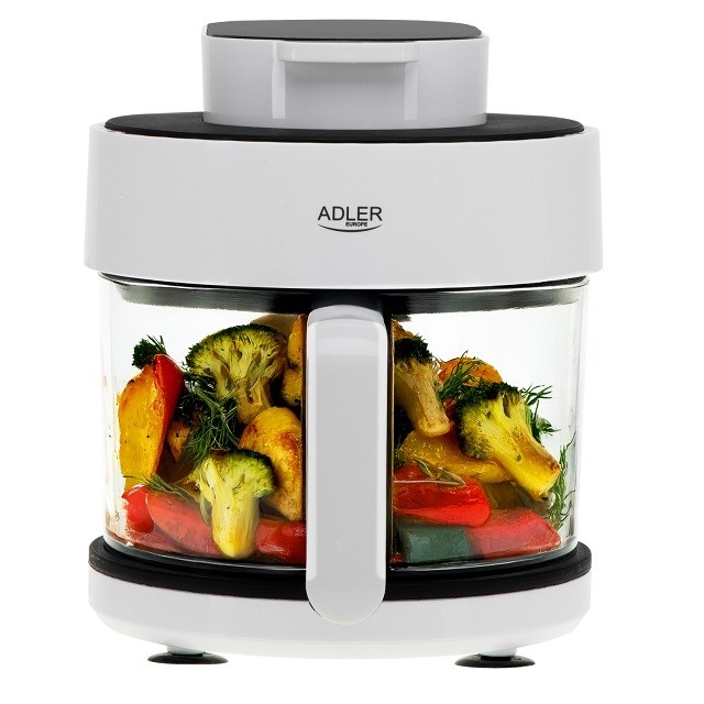 Frytkownica beztłuszczowa ze szklaną misą 3L Adler - obrazek 9