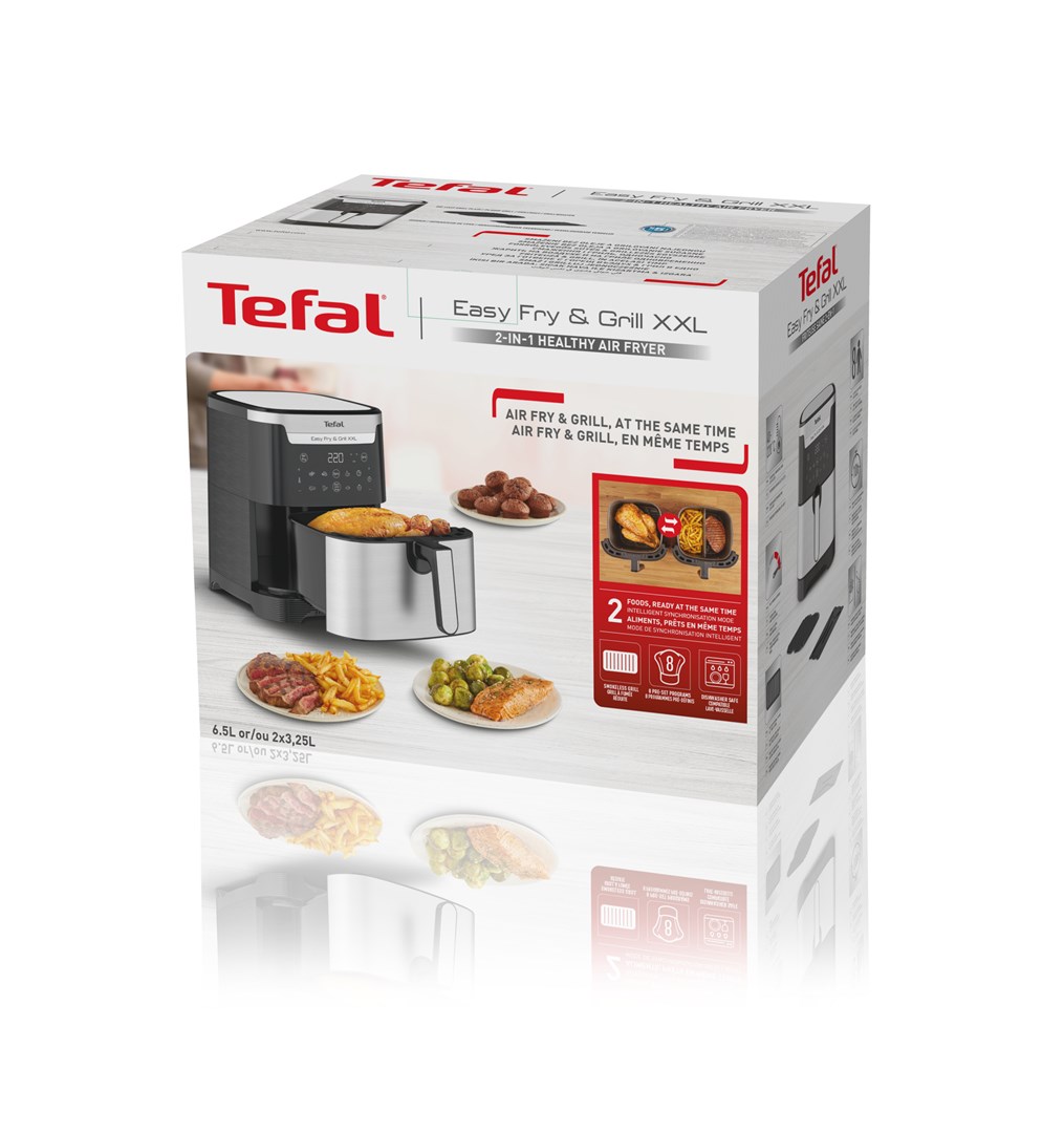 Frytownica beztłuszczowa TEFAL EY801D15 - obrazek 5