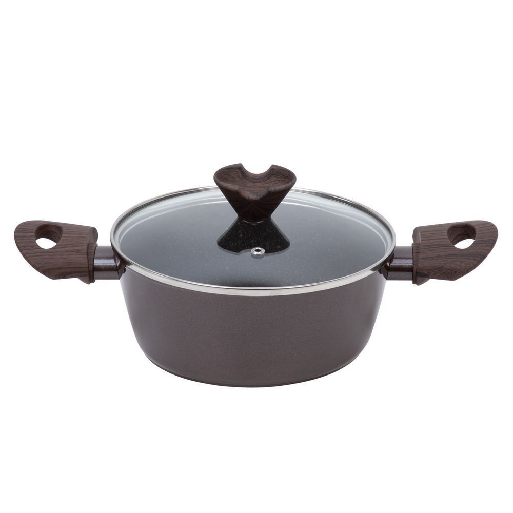 Garnek Resto Kitchenware Carina 2,5 l Okrągły Bordowy
