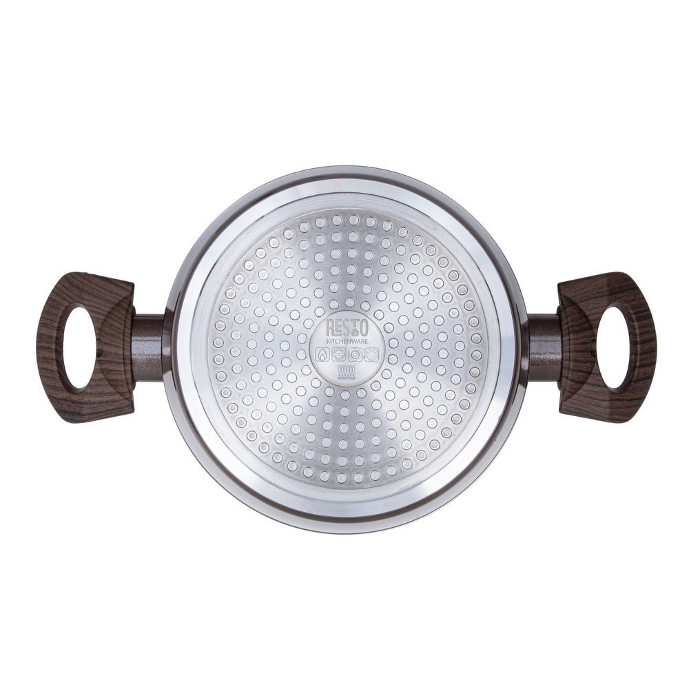 Garnek Resto Kitchenware Carina 2,5 l Okrągły Bordowy - obrazek 5