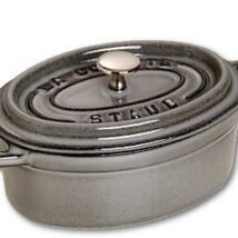 Mini garnek żeliwny owalny Staub – 250 ml, Grafitowy