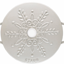 Garnek żeliwny okrągły snowflake STAUB 40506-548-0 – biały 3.6 ltr