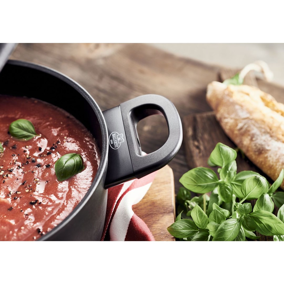 BALLARINI 75002-921-0 garnek Okrągły Czarny - obrazek 6