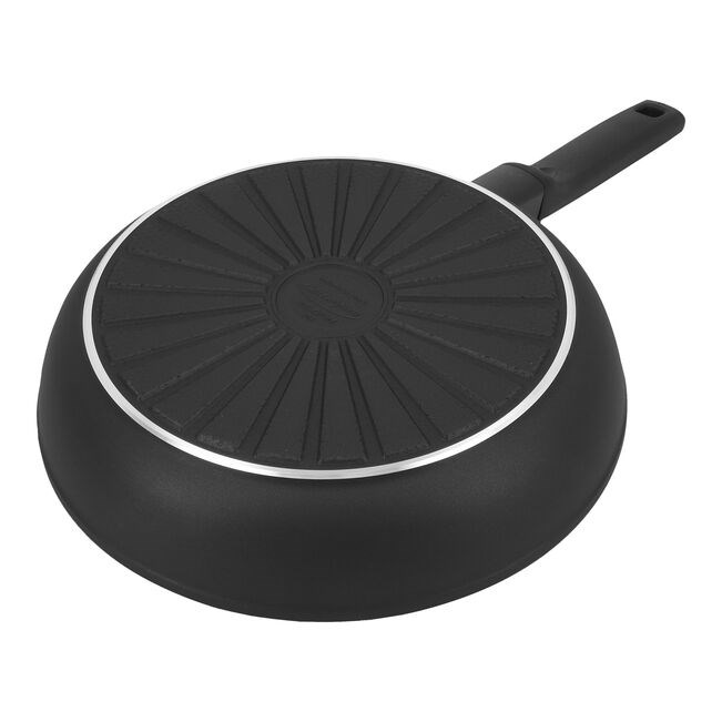 Demeyere Alu Comfort 3 Koekenpan Duraslide 40851-133-0 Patelnia okrągła 28 cm Czarna - obrazek 6